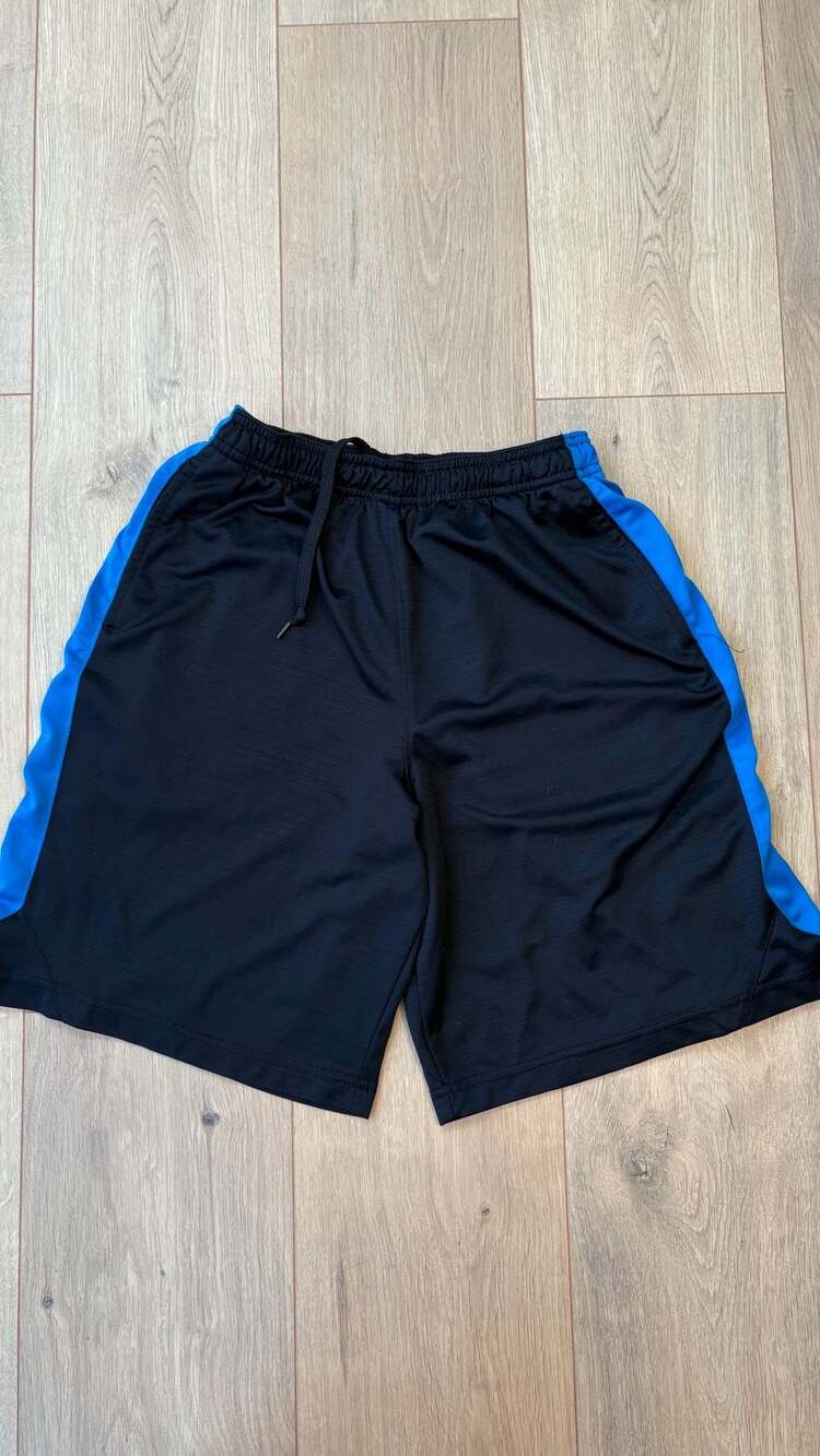 Aeroline Fitness Gear Size 18 Black Blue Athletic Shorts